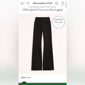 Abercrombie & fitch YPB flared leggings medium short length